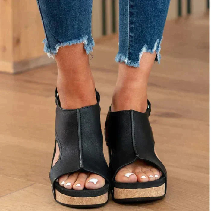 Carol™ | Sandales Élégantes À Semelles Compensées