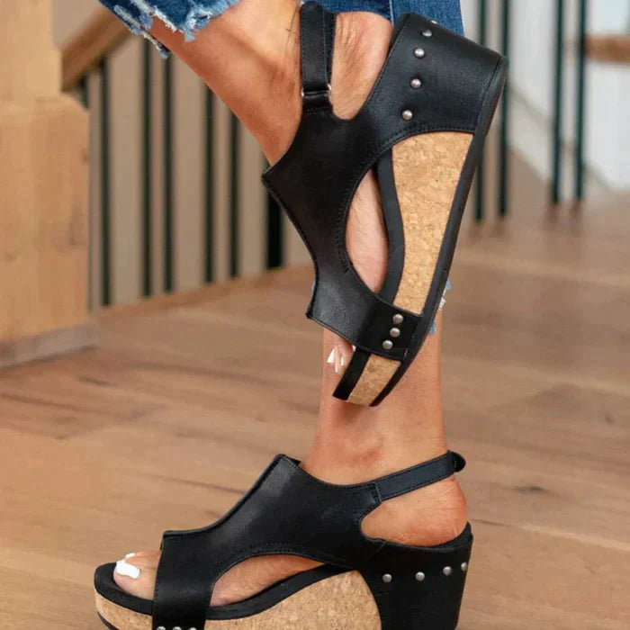 Carol™ | Sandales Élégantes À Semelles Compensées