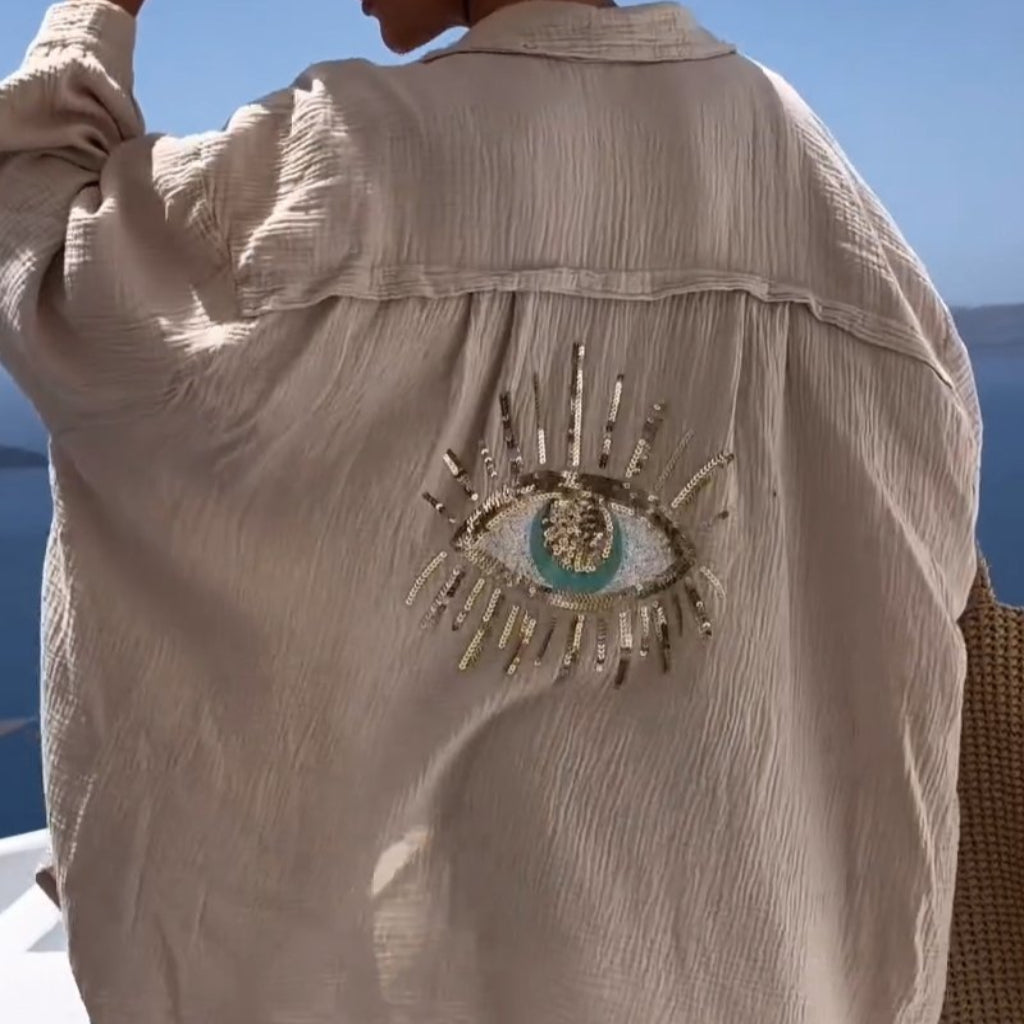 Anna - Chemise Horus Décontractée En Coton