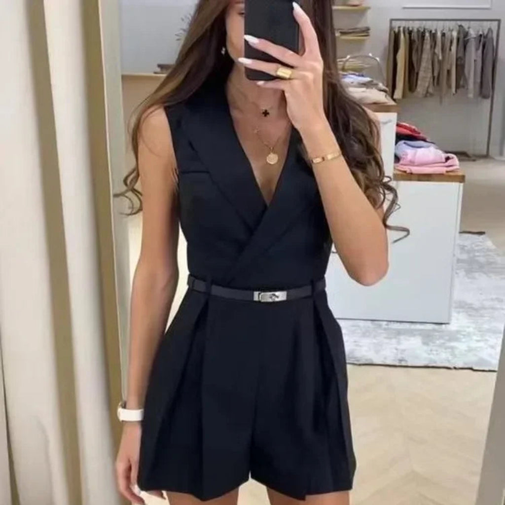 Alina™ | Jumpsuit élégant sans manches