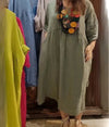 Robe en lin ample avec poches