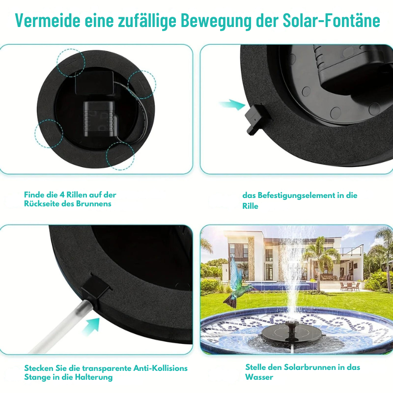 SunBath™ | Solar-Vogelbad-Brunnenpumpe