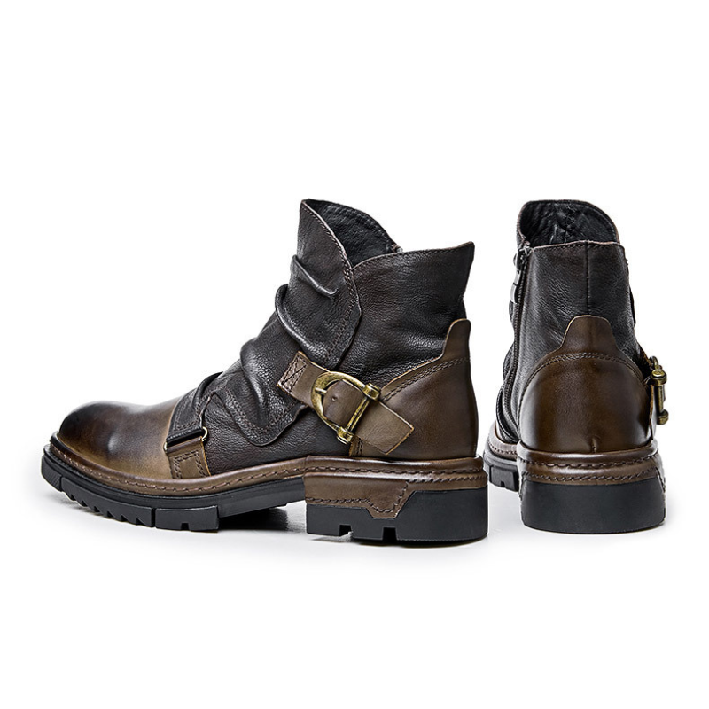 Austen™ | Biker-Stiefel aus Leder