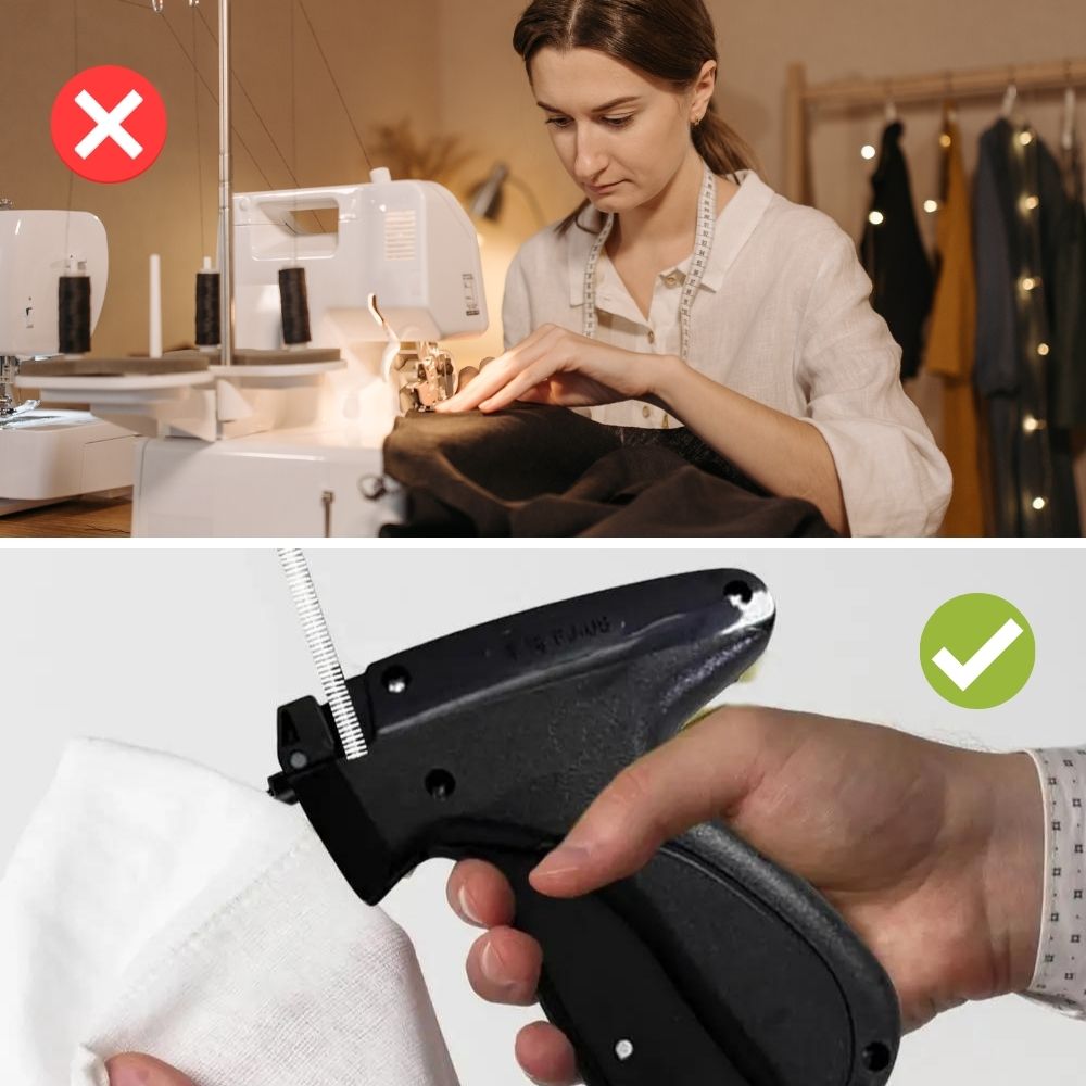 QuickStitch™ | Tragbarer Kleiderflicker