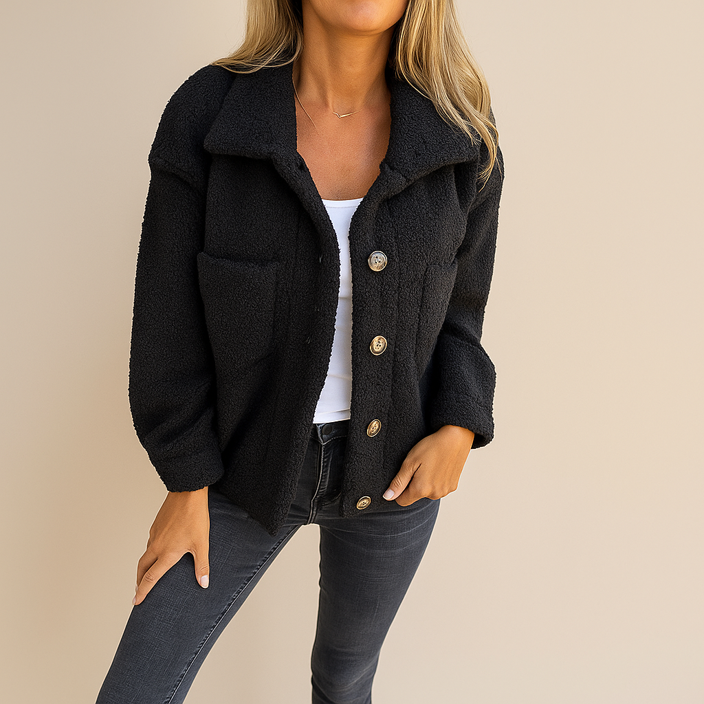 Veste courte à revers