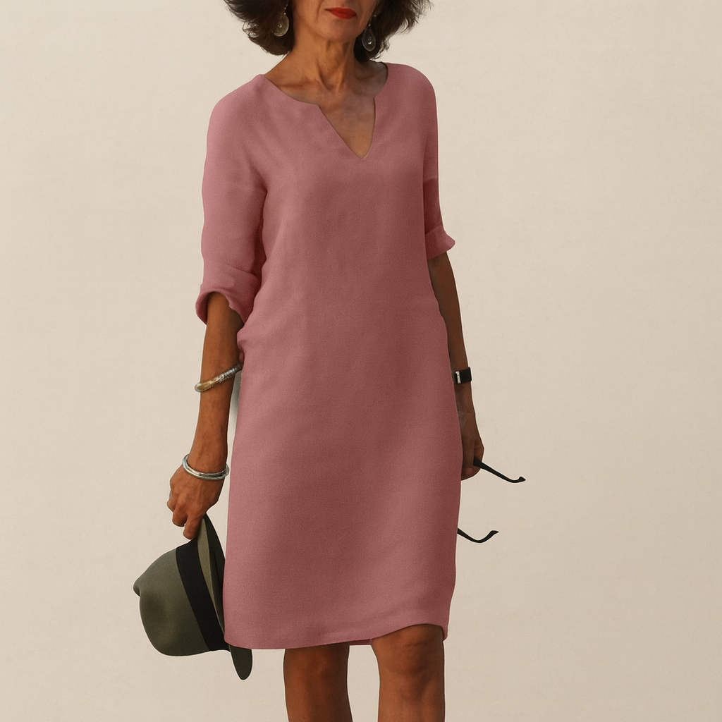 Robe fluide à l’élégance intemporelle