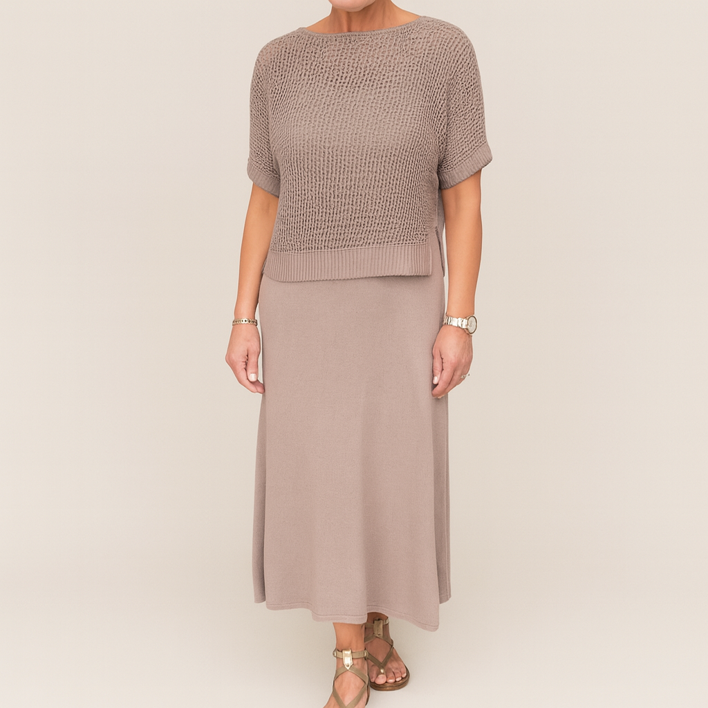 Laurie™ | Stilvolles Midikleid & Blusen-Set