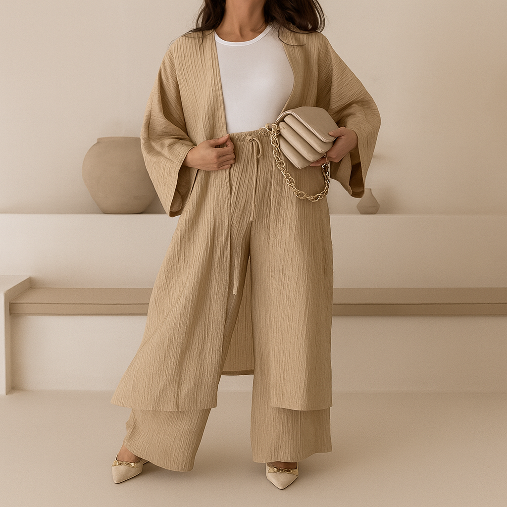 Hilary™ | Ensemble Gilet Et Pantalon Décontractés