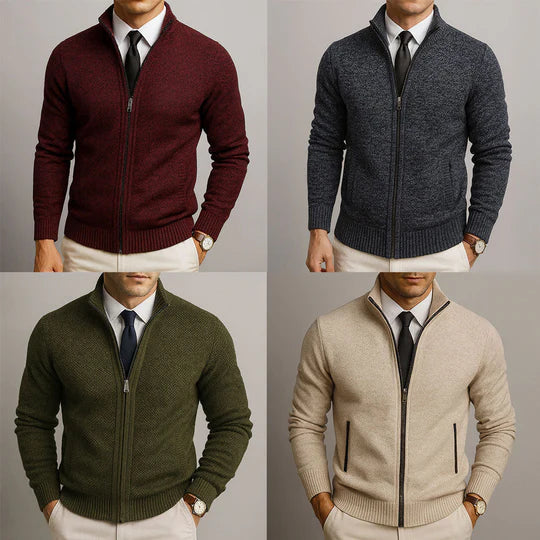 LÉO | VESTE EN MAILLE ÉLÉGANTE POUR HOMME