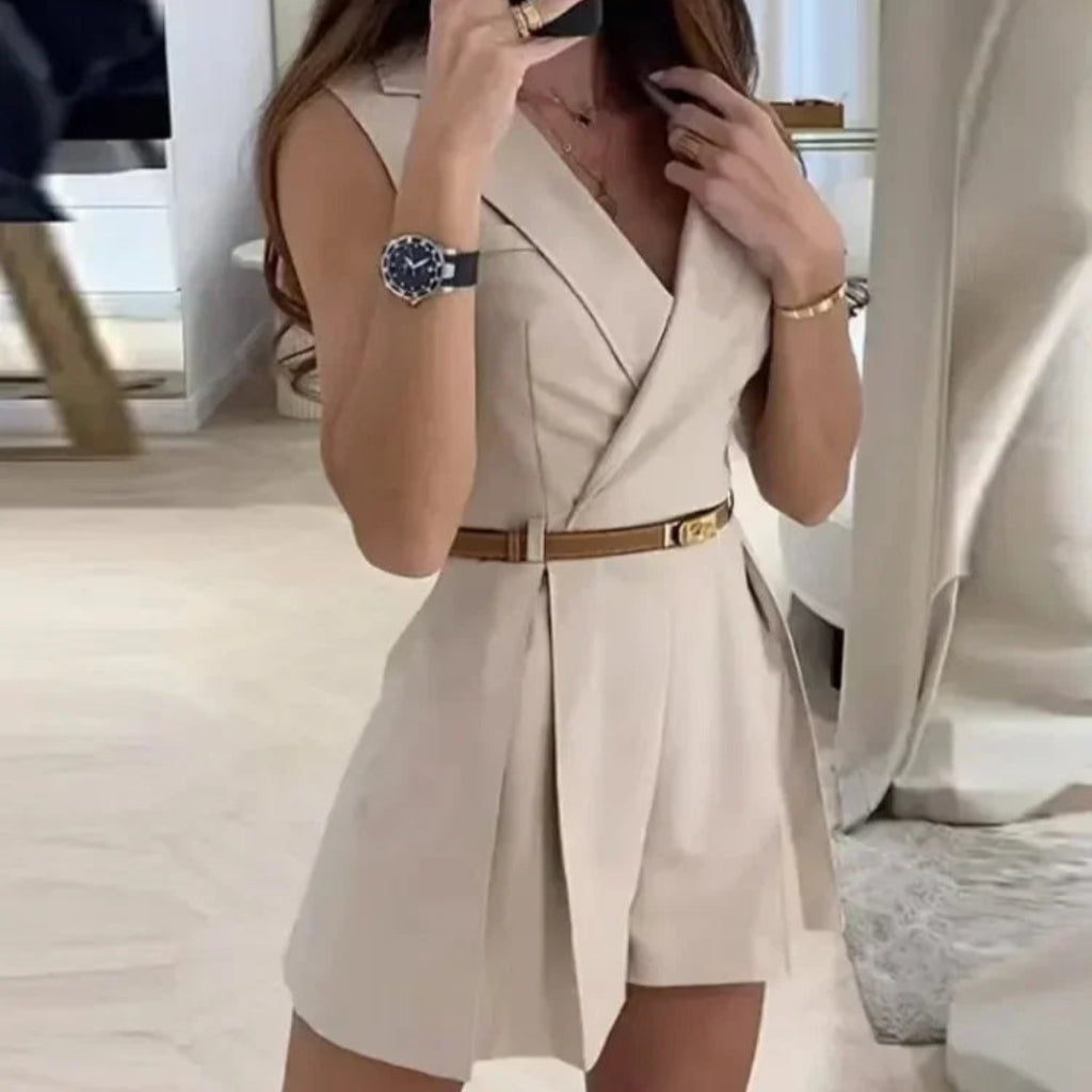 Alina™ | Jumpsuit élégant sans manches