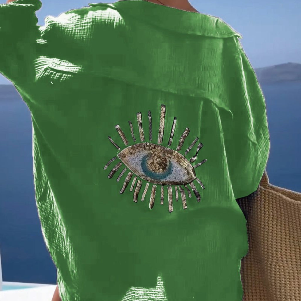 Anna - Chemise Horus Décontractée En Coton