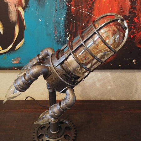 RocketLamp™ – Steam-Punk-Raketenlampe